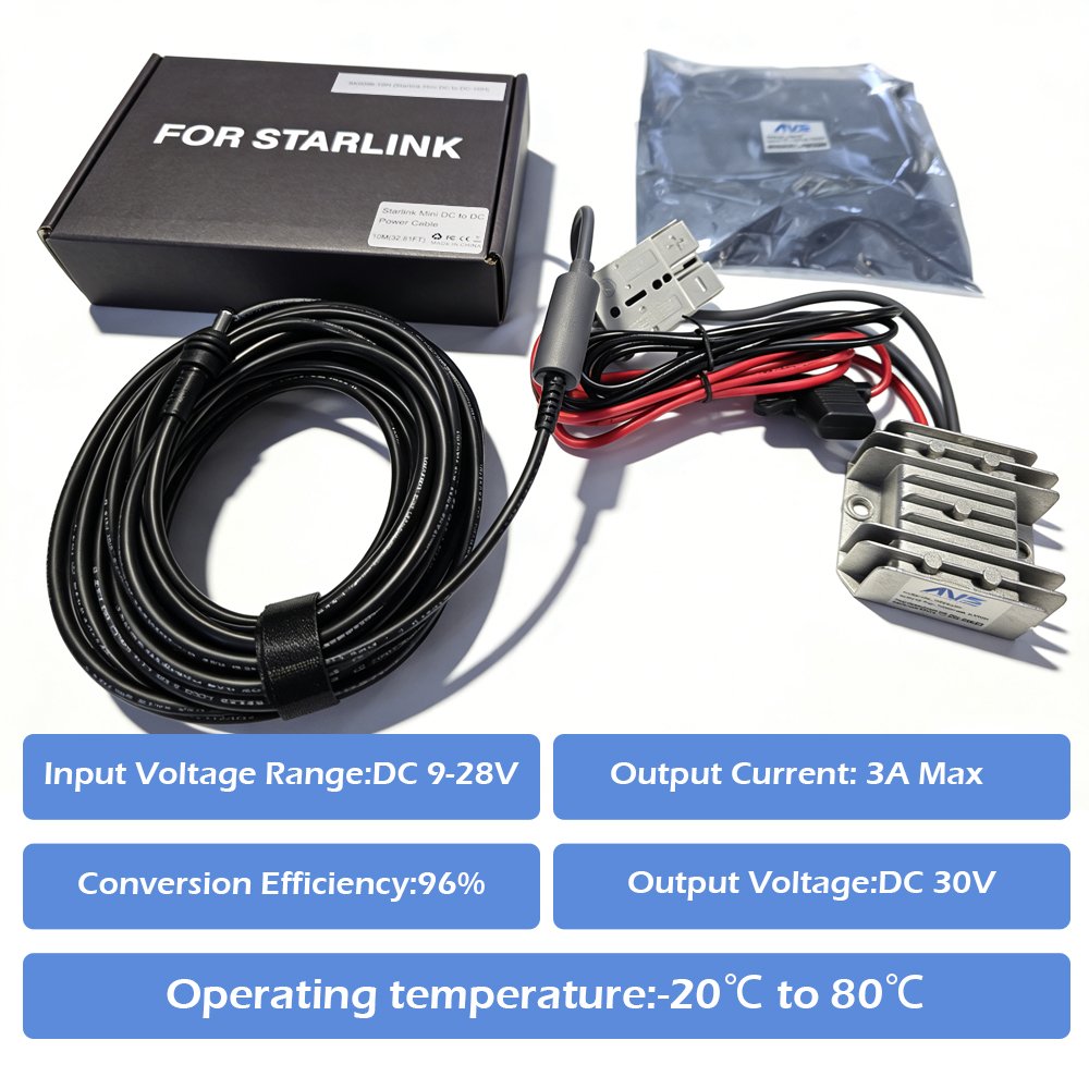 12V To 30V Starlink Mini Step Up Converter With Anderson Plug (D)