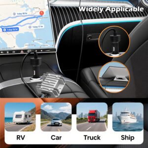 12V To 30V Starlink Mini Step Up Converter With Cigarette Lighter Adapter (E)