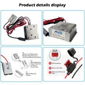 12V To 57V Starlink Gen 3 Step Up Converter With Anderson Plug (C)