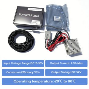 12V To 57V Starlink Gen 3 Step Up Converter With Anderson Plug (D)