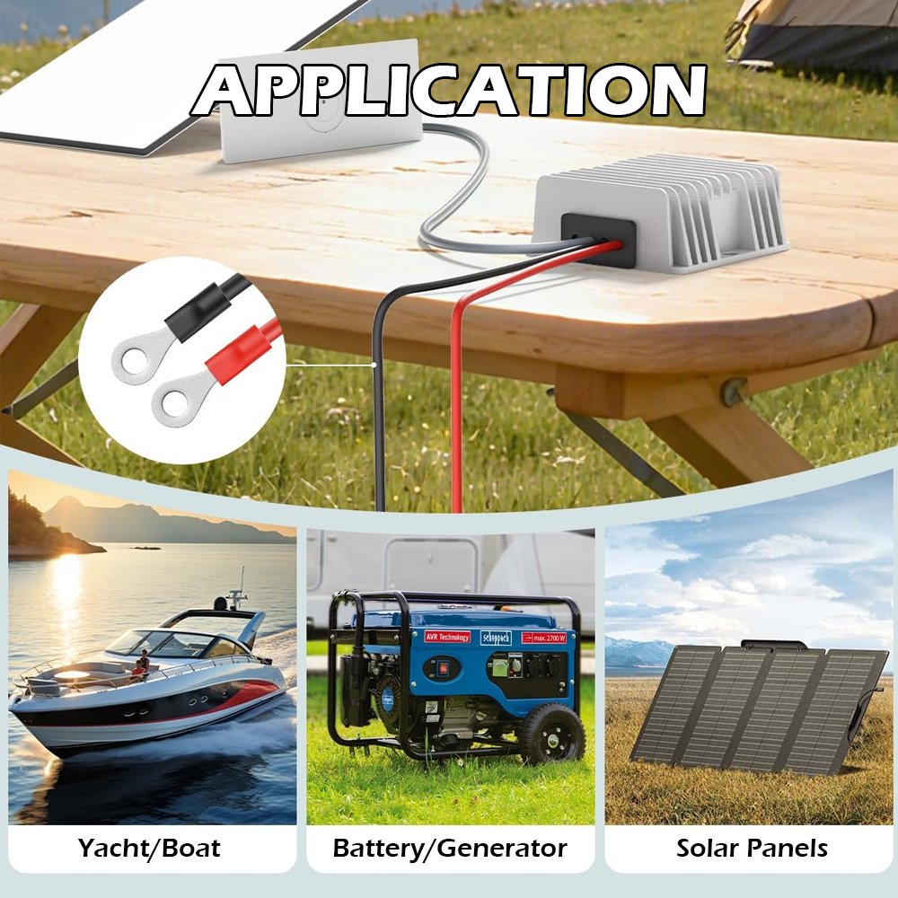 12V To 57V Starlink Gen 3 Step Up Converter With Ring Connector (E)