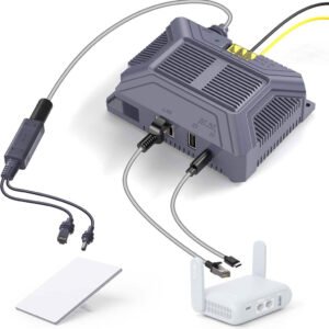 5 In 1 Starlink Mini 180W Step Up GigE PoE Injector Surge Protection With Splitter Compatible With Starlink Mini 2