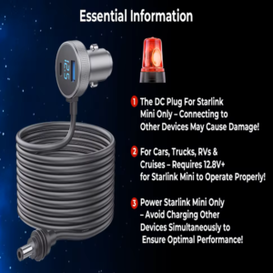 Car Cigarette Lighter To DC Cable With Digital Display 3