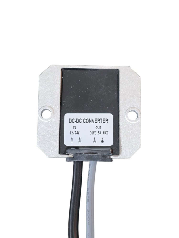DC-DC converter unit 12V 24V input 30V 3.5A output for Starlink Mini car power cable