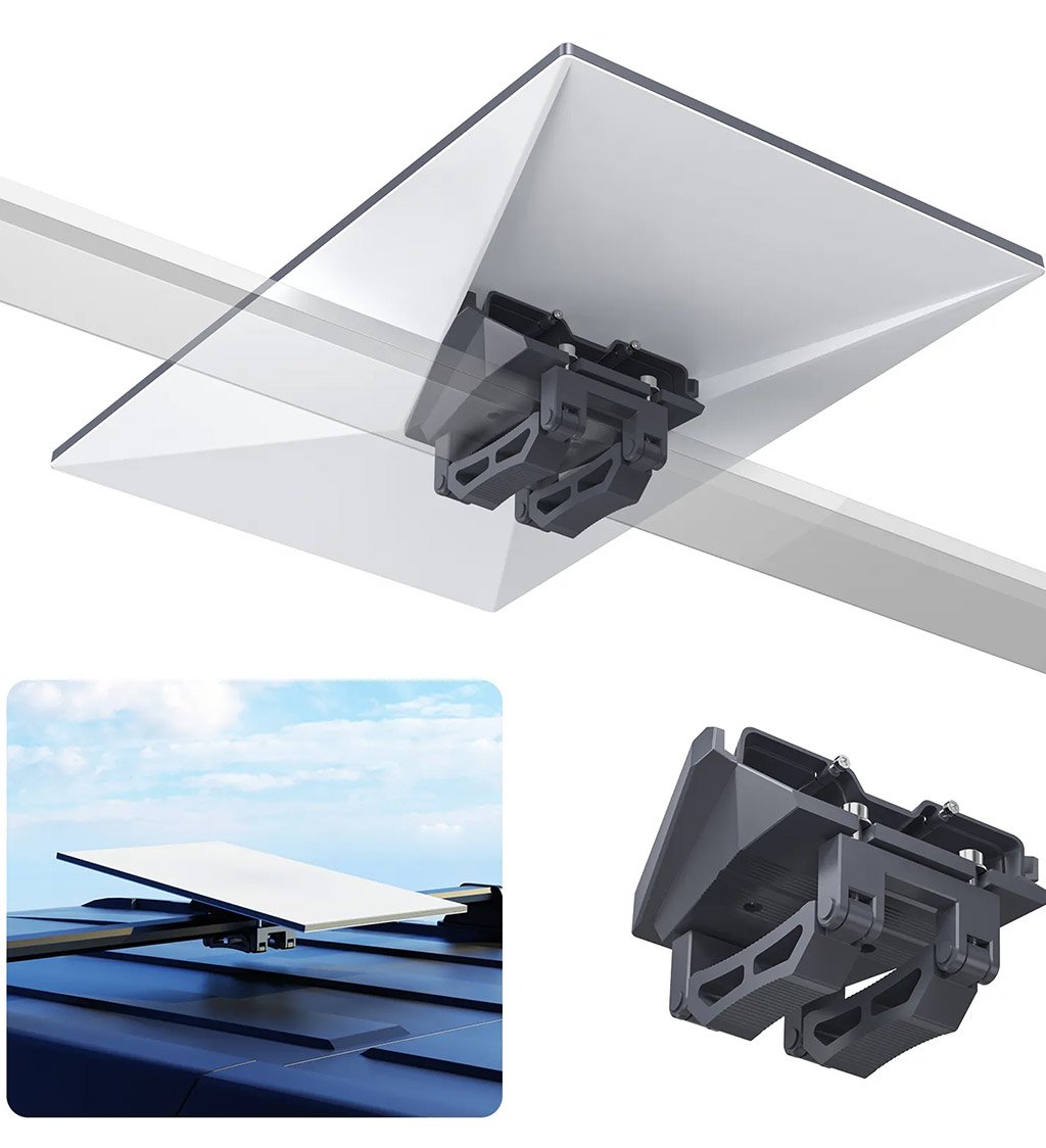 High Strength Aluminum Alloy Starlink Standard Roof Rack – Compatible With Starlink Standard Gen3 02