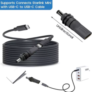 Mini DC Male To USB C Female Cable Adapter 2