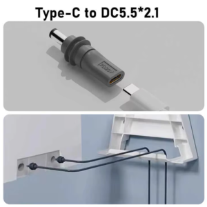 Mini DC Male To USB C Female Cable Adapter 3