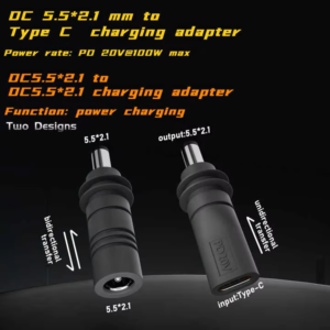 Mini DC Male To USB C Female Cable Adapter 4