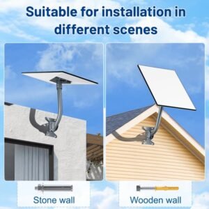 Starlink Gen 3 Mounting Kit Flexible Base Wall Mount Roof Mount (2)