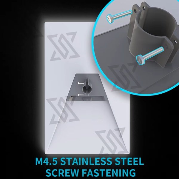 Starlink Gen 3 Pipe Mount Adapter Grey (2)