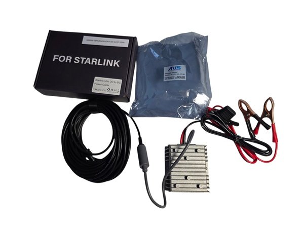 Starlink Gen 3 Step Up Converter With Alligator Clips (5)