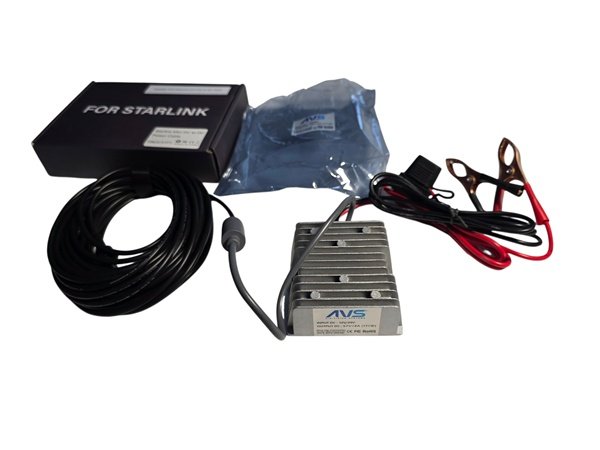 Starlink Gen 3 Step Up Converter With Alligator Clips (6)