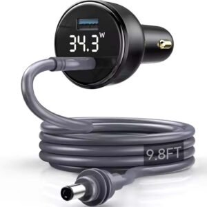 Starlink Mini 100W 2 In 1 Car Charger With 3M Type C To DC Cable 01