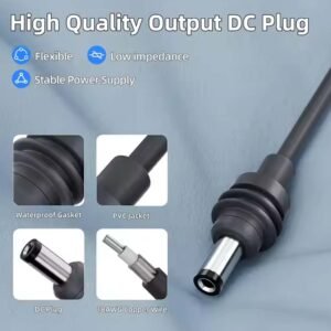Starlink Mini 100W 3 In 1 Power Cord 3M5M Car Charger + DC + Type C To DC 05