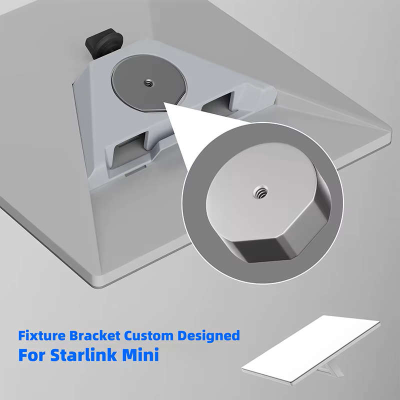Starlink Mini Adjustable Pipe Adapter And Clamp Pole Mount Kit 4
