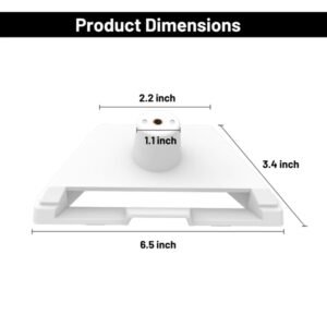 Starlink Mini Clip-In Tripod Adapter with dimensions