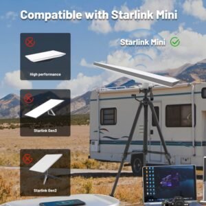 Starlink Mini Clip-In Tripod Adapter Starlink compatibility