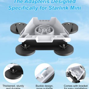 Starlink Mini Magnetic Roof Car Mount Mounting Kit For Car RV Vans 3