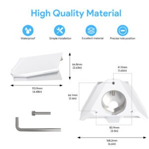 Starlink Mini Pipe Adapter And Flat Mount Kit (New Style) 1