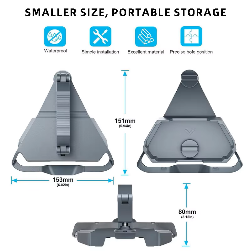 Starlink Mini Roof Rack Adapter dimensions