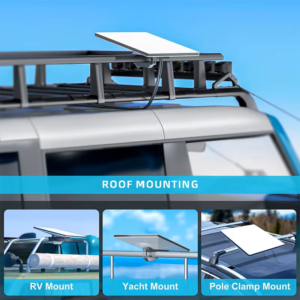 Starlink Mini Roof Rack Adapter roof mounting