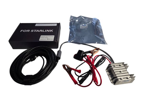 Starlink Mini Step Up Converter With Alligator Clips (6)