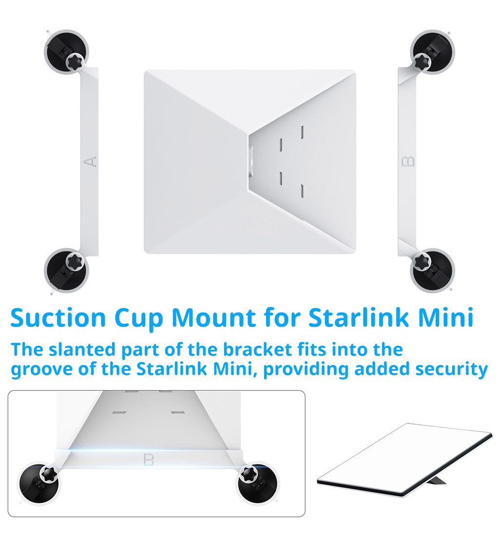 Starlink Mini Sunroof Suction Cup Mount Mounting Kit For Car RV Vehicle Boat 3