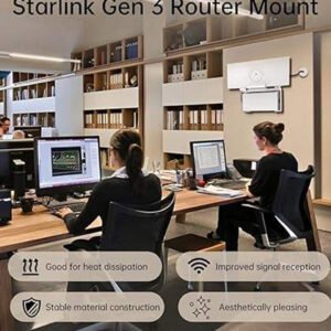 Starlink V3 2 In 1 Router And Power Supply Wall Mount Set Mounting Bracket 2
