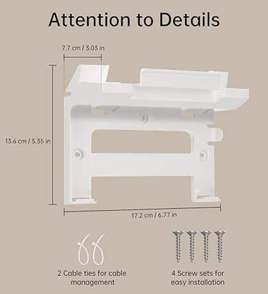Starlink V3 2 In 1 Router And Power Supply Wall Mount Set Mounting Bracket 4