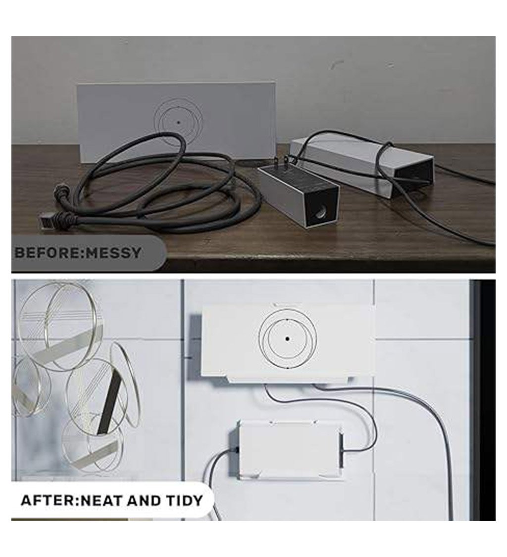 Starlink V3 Router And Power Bracket Mounting Accessories Easy To Install For Starlink Gen3 Router And Power Mount 4