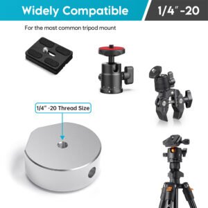 Starlink Mini Aluminium Alloy Tripod Mount Adapter With Quarter Inch – 20 Thread (for New Style Mini Pipe Adapter) 4